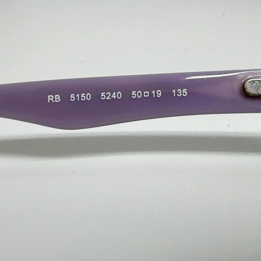Ray Ban 5150 5240 50 19 135 Eyeglasses Tortoise‎ Purple Women's Frames 21383